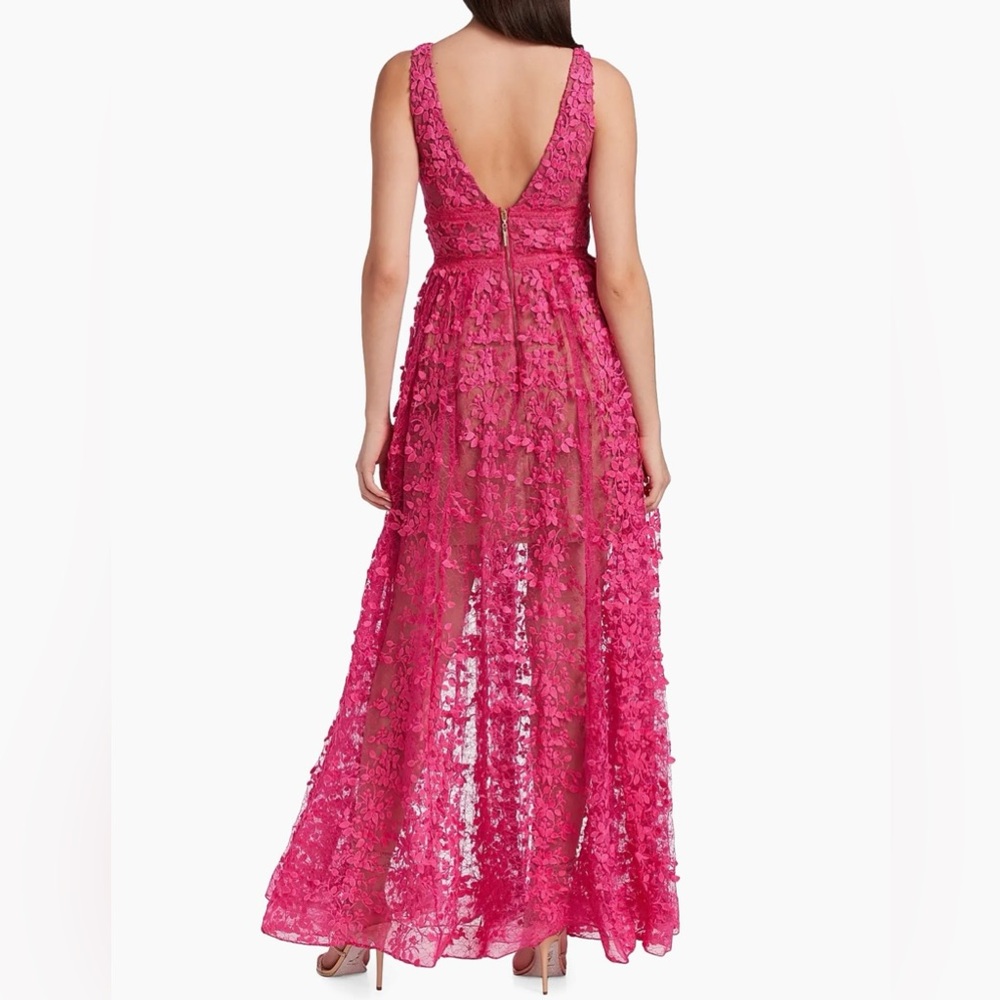 Bronx and Banco Pink Lace Maxi Dress - Picture 3 of 8